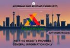 ACKERMANS SHOP ASSISTANTCASHIER (P27)