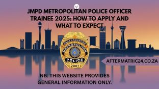JMPD Metropolitan Police Officer Trainee 2025 How to Apply and What to Expect