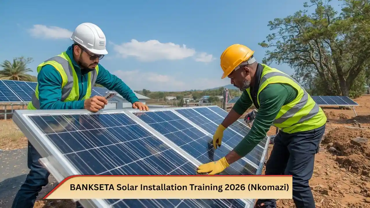 BANKSETA Solar Installation Training 2026 Nkomazi